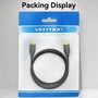 Vention Cable DisplayPort HCDBI 1.4 8K 3 Metros Macho a Macho Negro